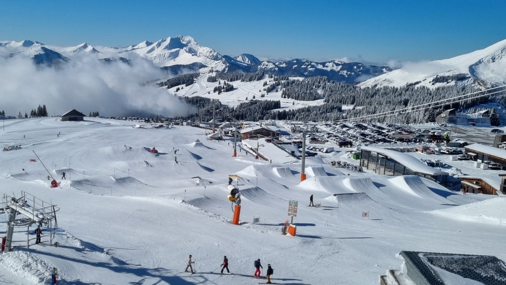 Lil’ Stash funpark bij Avoriaz.
